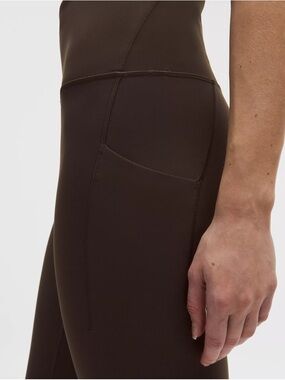 lululemon High-Rise Leggings with Side Pocket - Brown